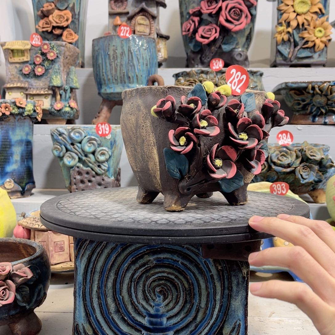 陶瓷微瑕282 号陶然花盆