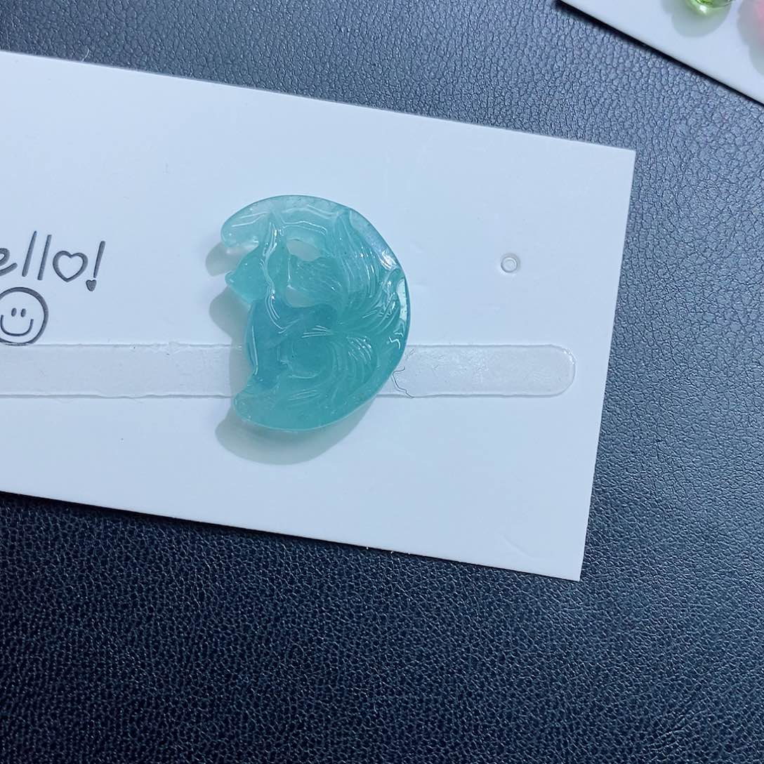 碧玺颈饰未镶嵌碧玺吊坠