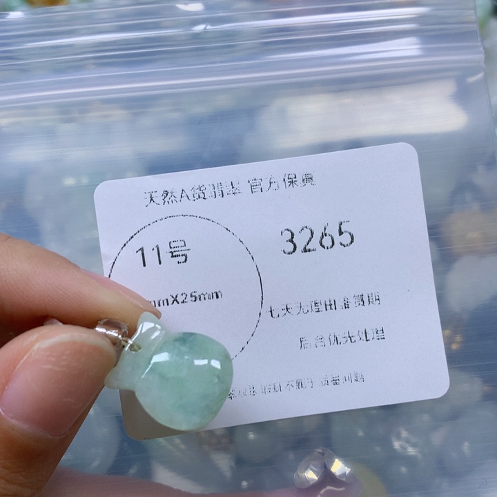 翡翠颈饰未镶嵌翡翠