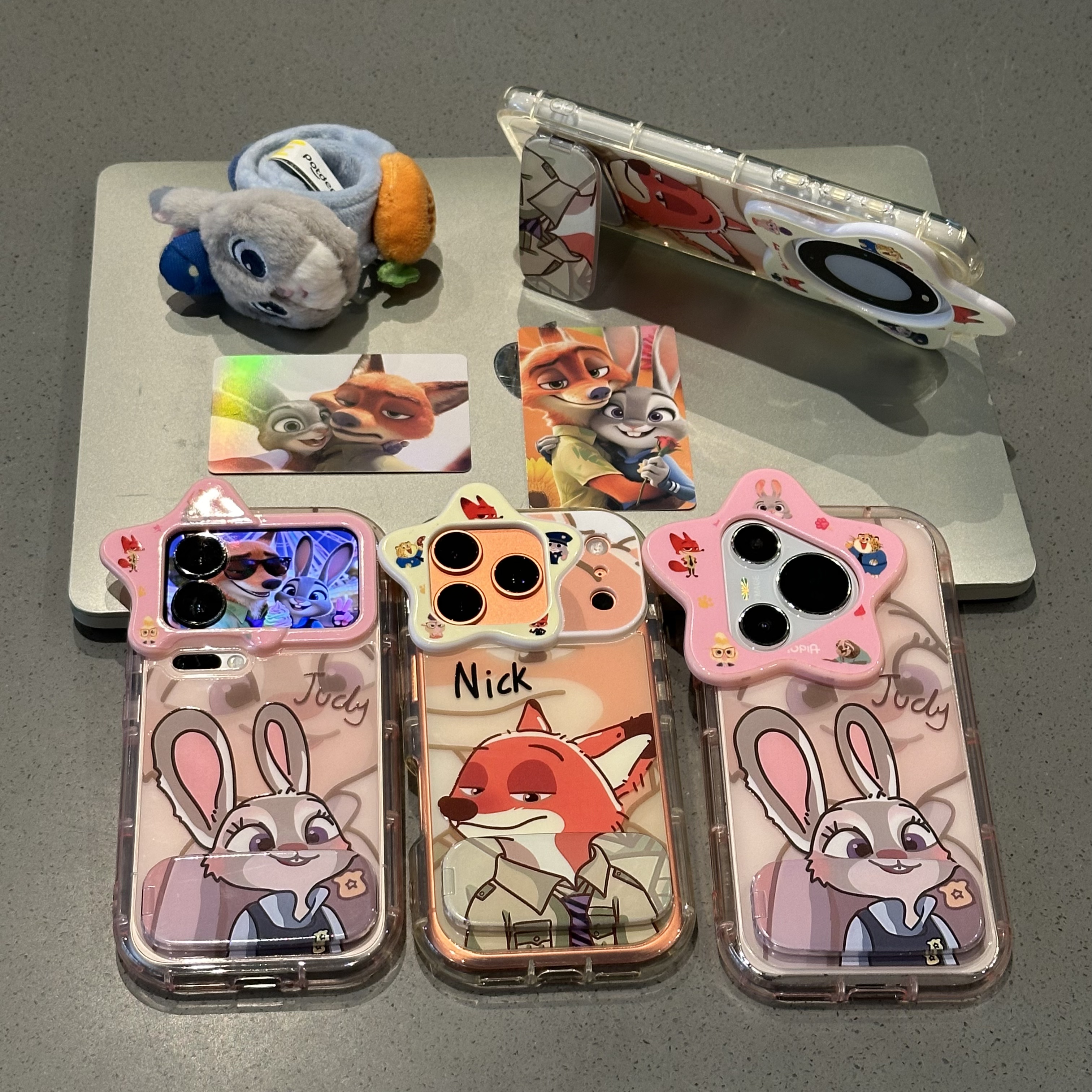 欧克里里朱迪尼克支架适用苹果16/17星星镜头手机壳华为vivo小米