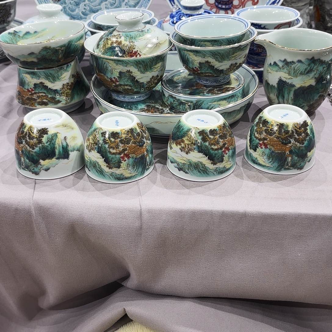 瓷片景德镇瓷器展和