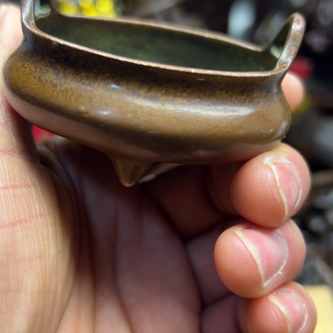 铜摆件欢迎欢迎你