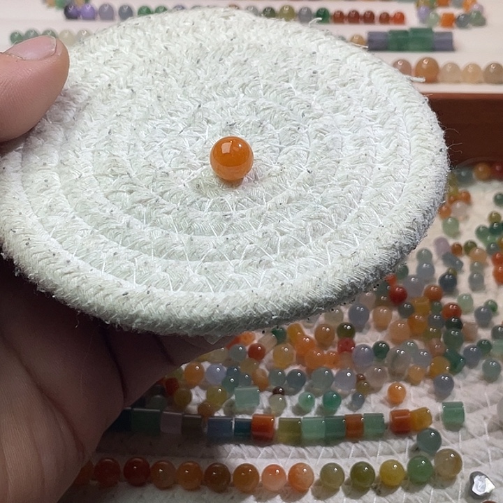 翡翠散珠未镶嵌定制翡翠卡10.1