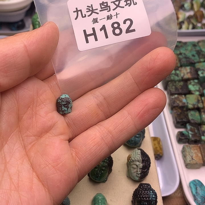 甘***天然辰砂佛头系列产品