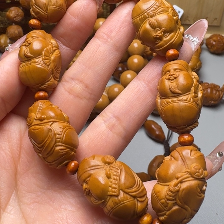 橄榄核手串/手链八大财神