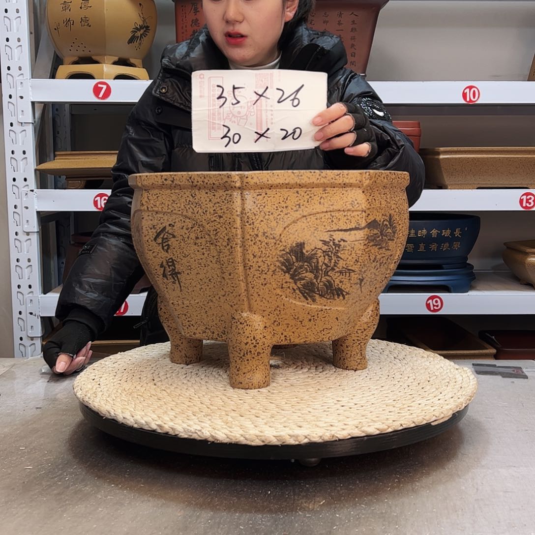 紫砂花盆紫砂花盆