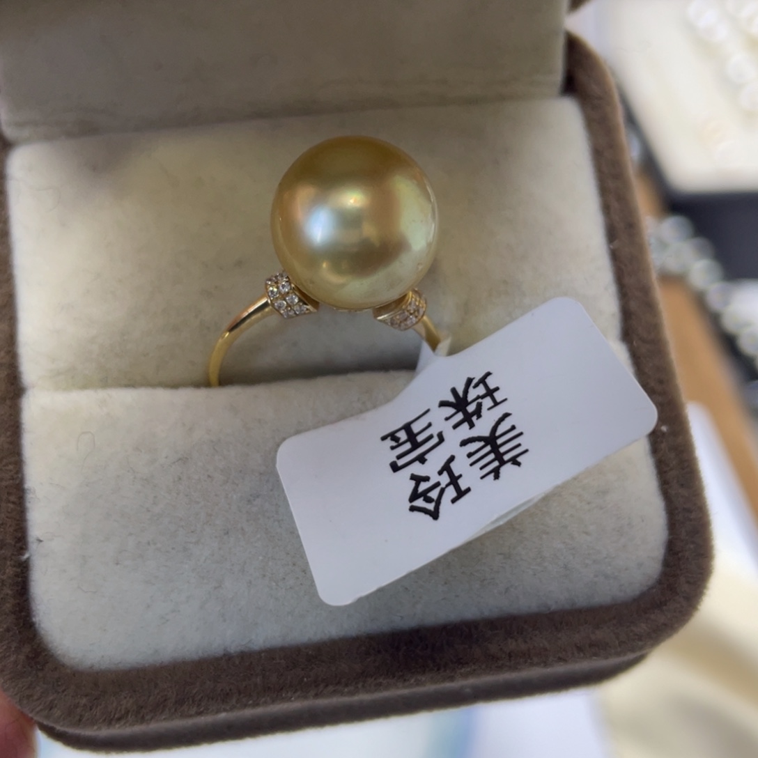 未镶嵌海水珍珠戒指