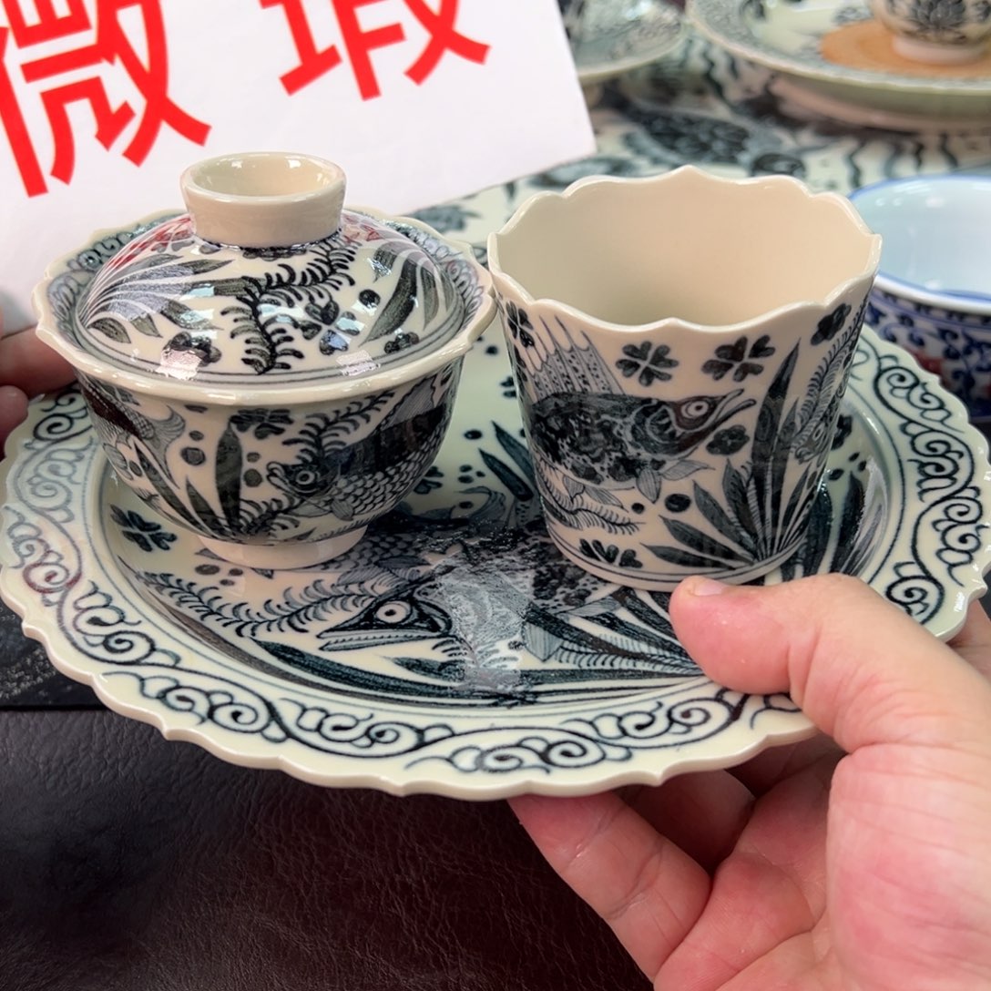 陶景德镇手工手绘陶瓷