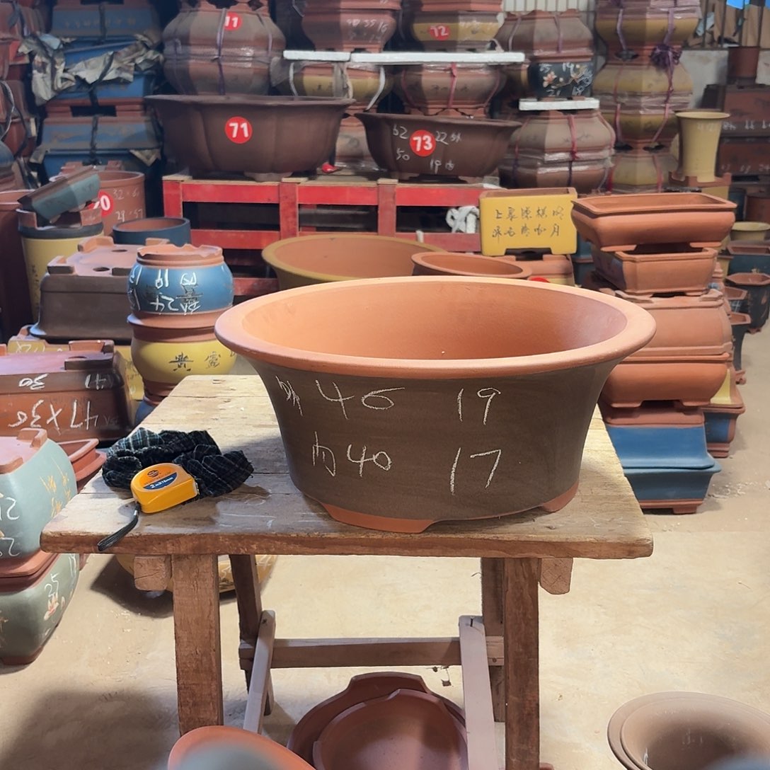 紫砂紫砂花盆大碗盆一个