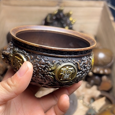 铜制文玩把玩物件