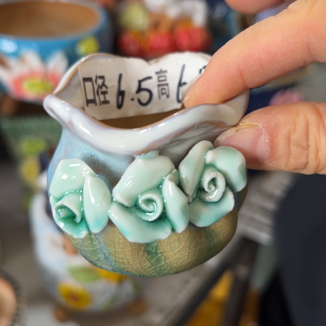 多肉花盆，满20发货，爱退款拉黑