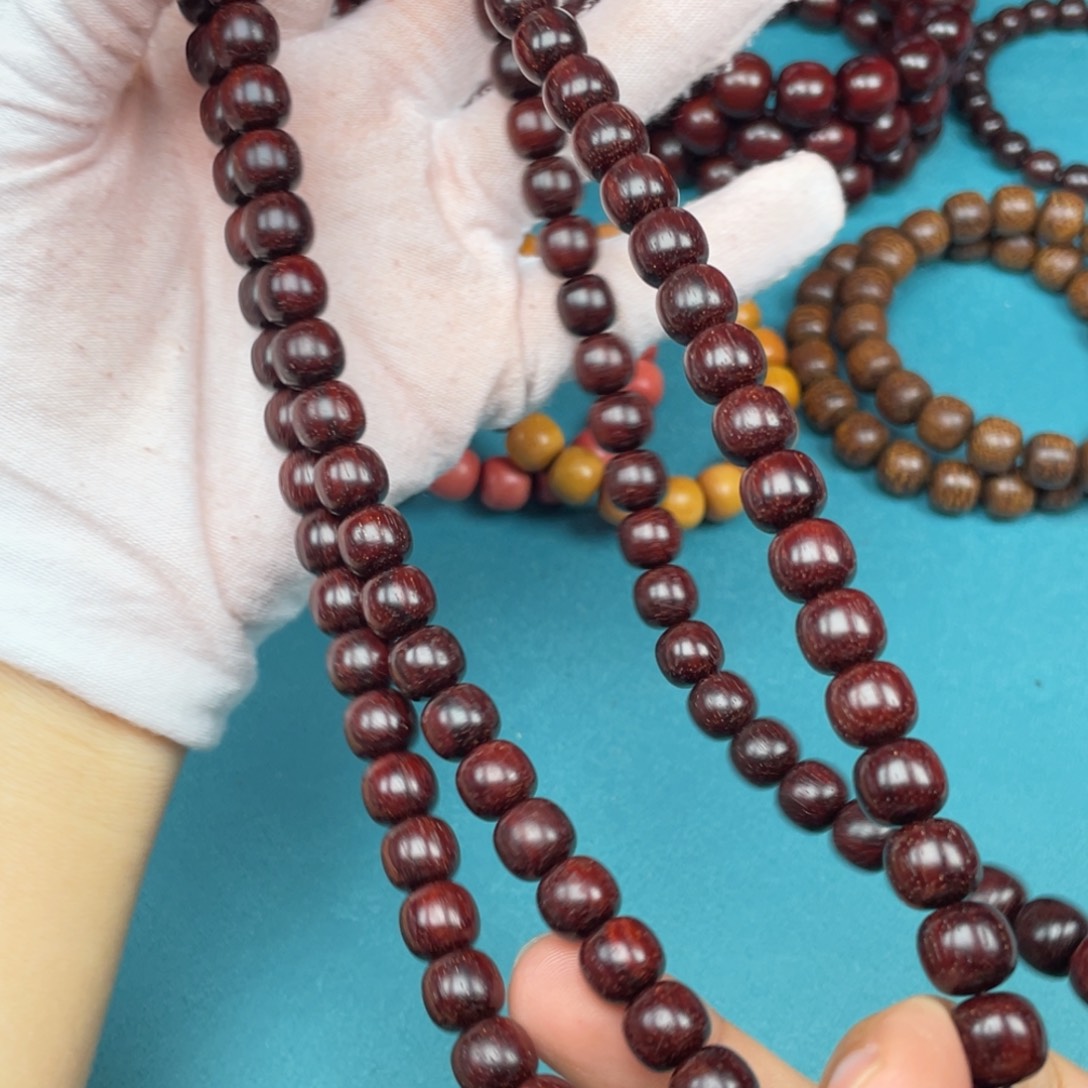 星***原小叶紫檀手串/手链印度小叶紫檀无胶无油无腊