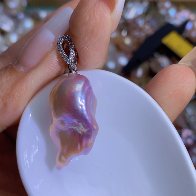 【闪购商品】合金淡水珍珠天然珍珠（微瑕）