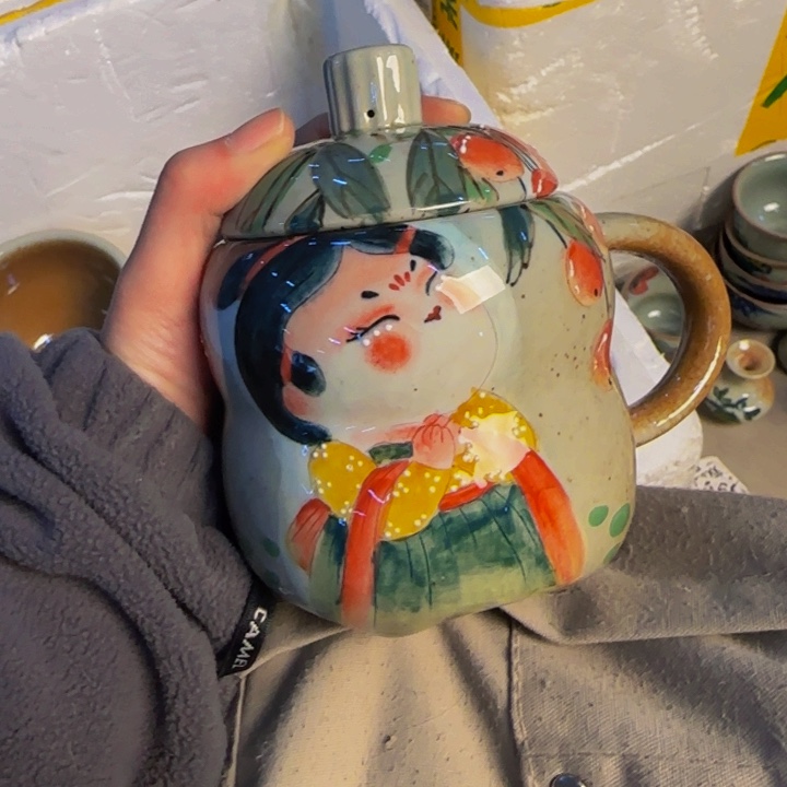 瓷片景德镇陶瓷手工手绘