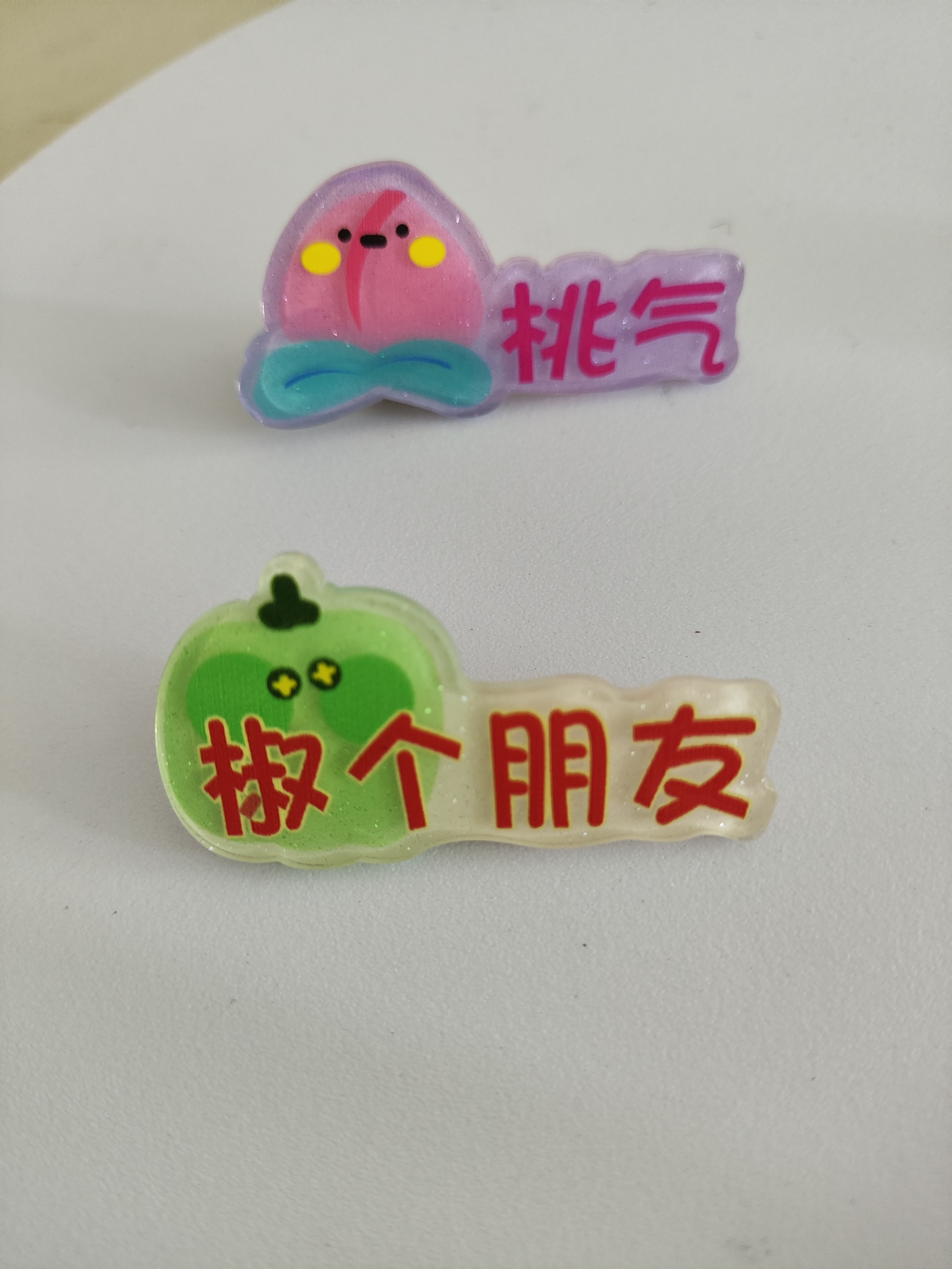 搞怪水果蔬菜谐音表情包发夹甜美可爱少女心学生刘海边夹头饰