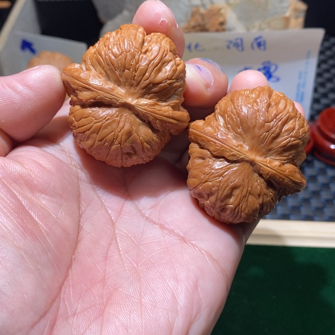 吊坠文玩核桃45尖微修元宝