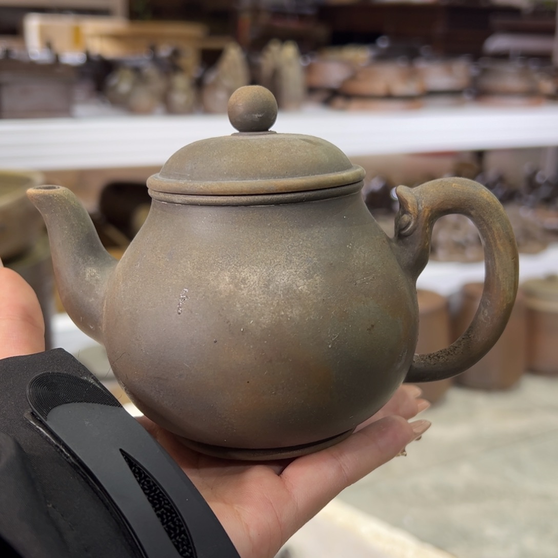 贵台龙窑柴烧茶壶107
