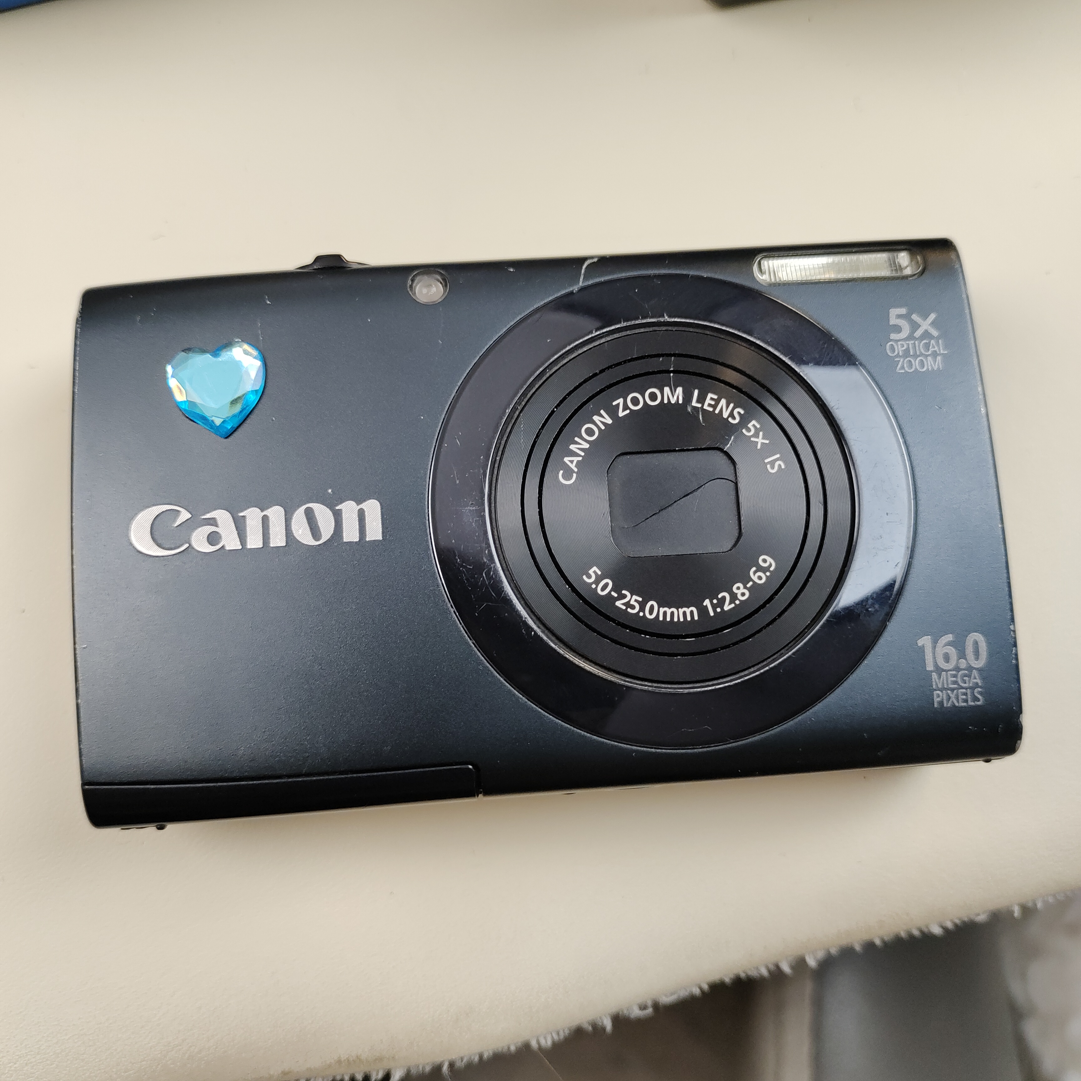 95新 Canon/佳能 a3400蓝黑1600万像素5倍变焦