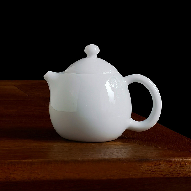 直播福利-甜白瓷茶壶系列单个