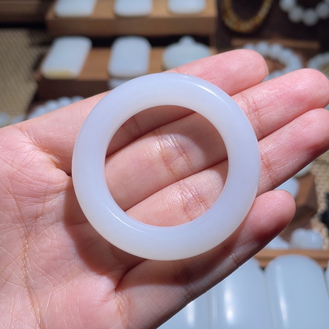 未镶嵌手链和田玉袈裟环