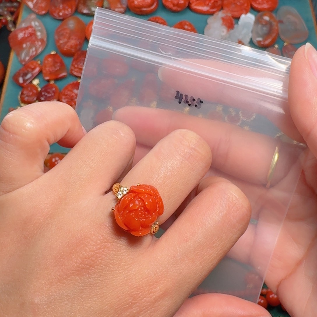 南红玛瑙南红银S925镶嵌