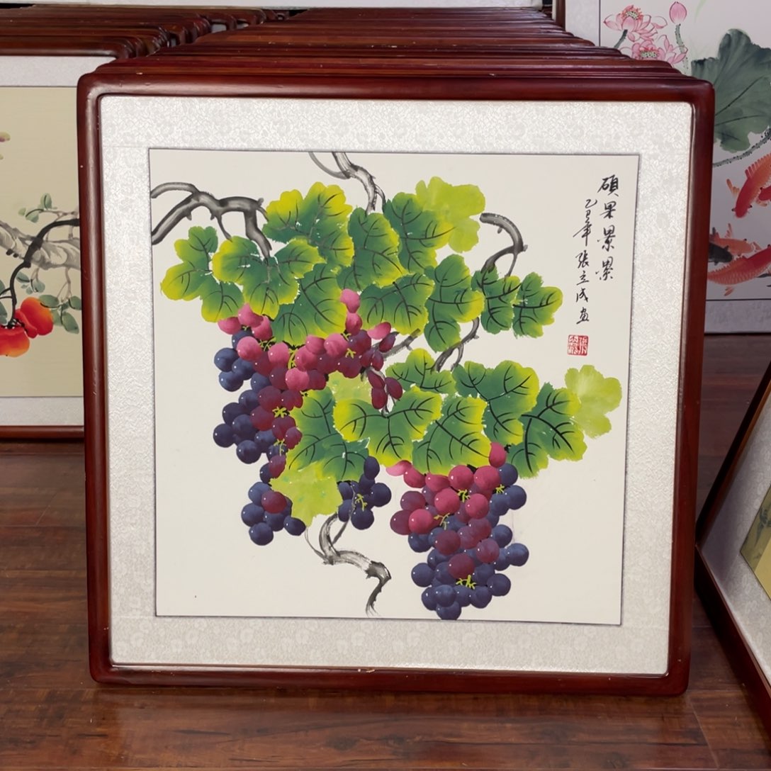 国画带框尺寸63*63厘米