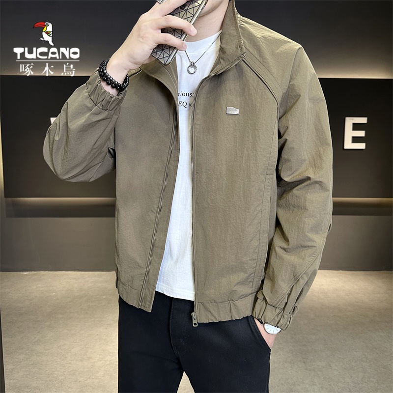 TUCANO/啄木鳥2025秋季新款立领夹克男士简约休闲百搭上衣外套
