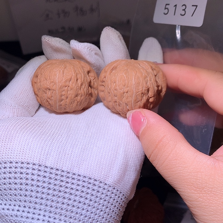 常***福文玩核桃把件铁锤41➕