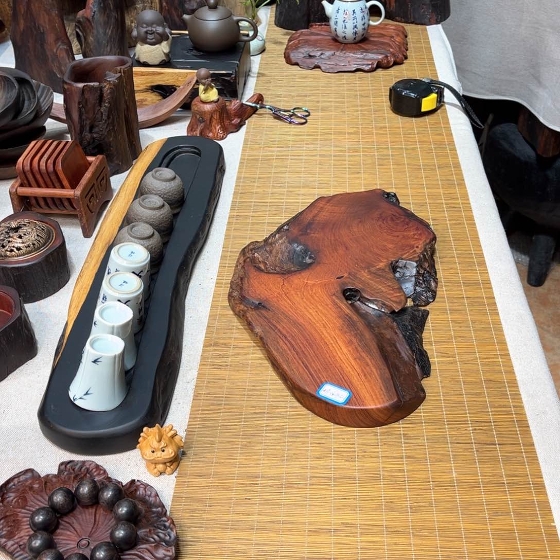 老挝酸枝干泡茶盘