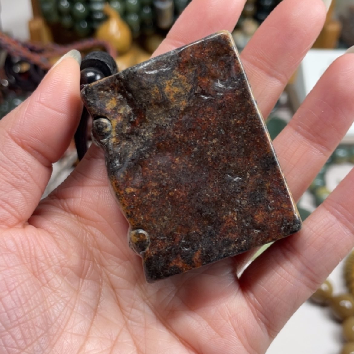 【闪购商品】岫岩河磨玉（透闪石质玉）手把件未镶嵌