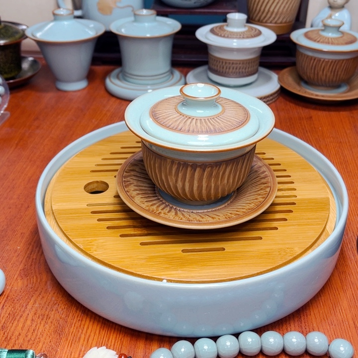 【闪购商品】品质优良价格实惠的汝瓷茶器摆件直播间