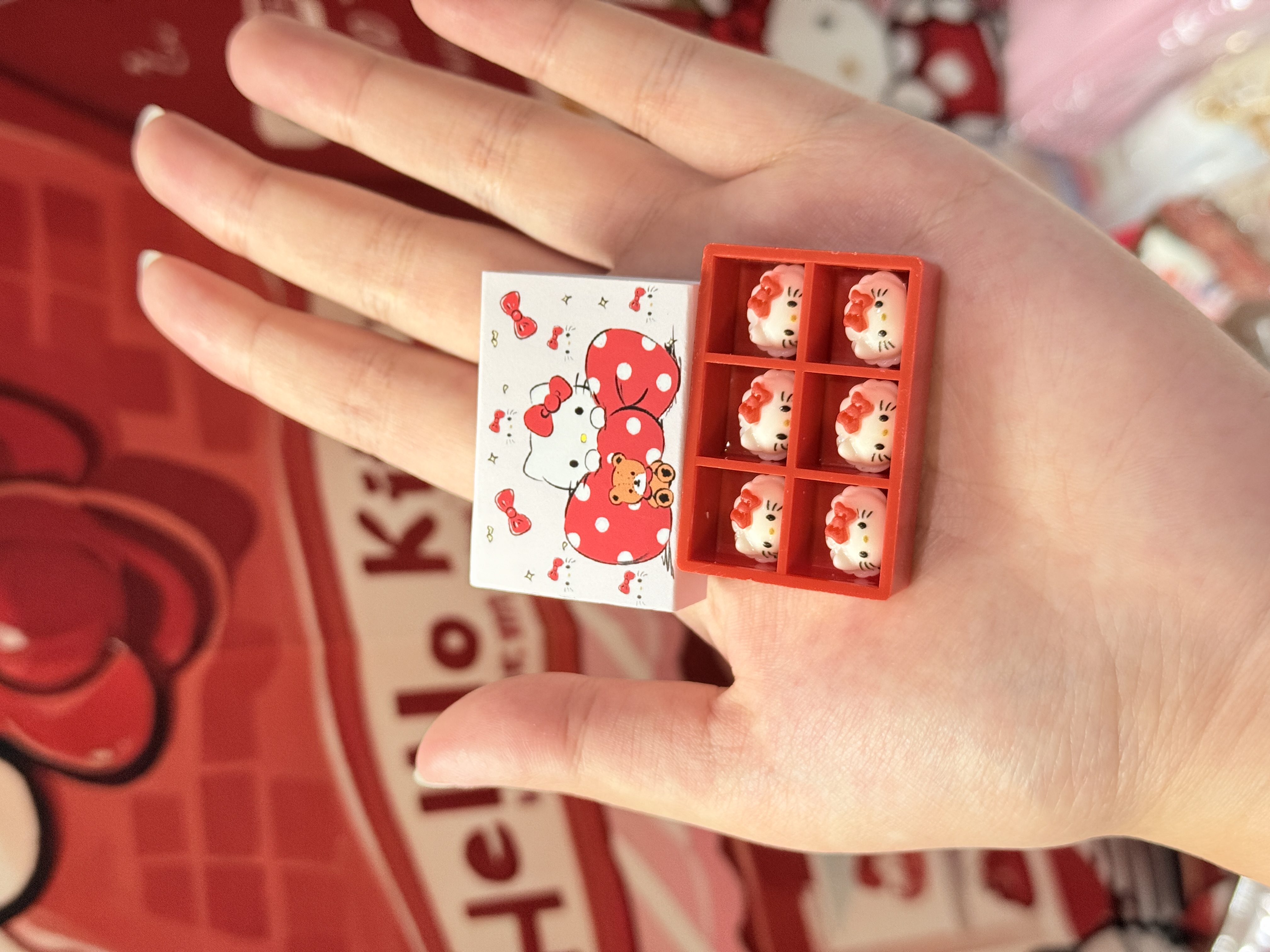 【自选】可爱KT迷你定制食玩diy配件 树脂产品默认微瑕有气味