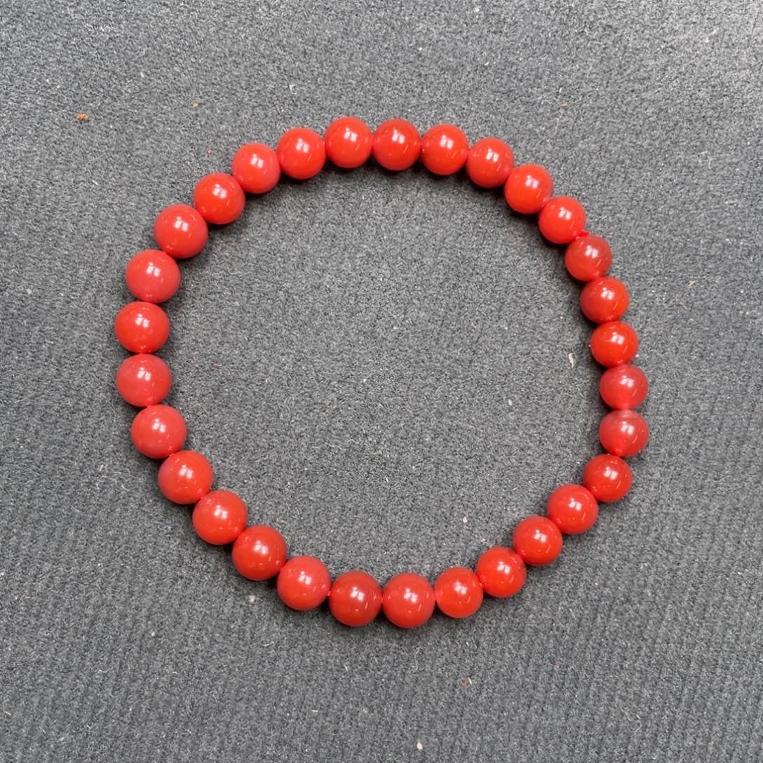 南红玛瑙未镶嵌手串