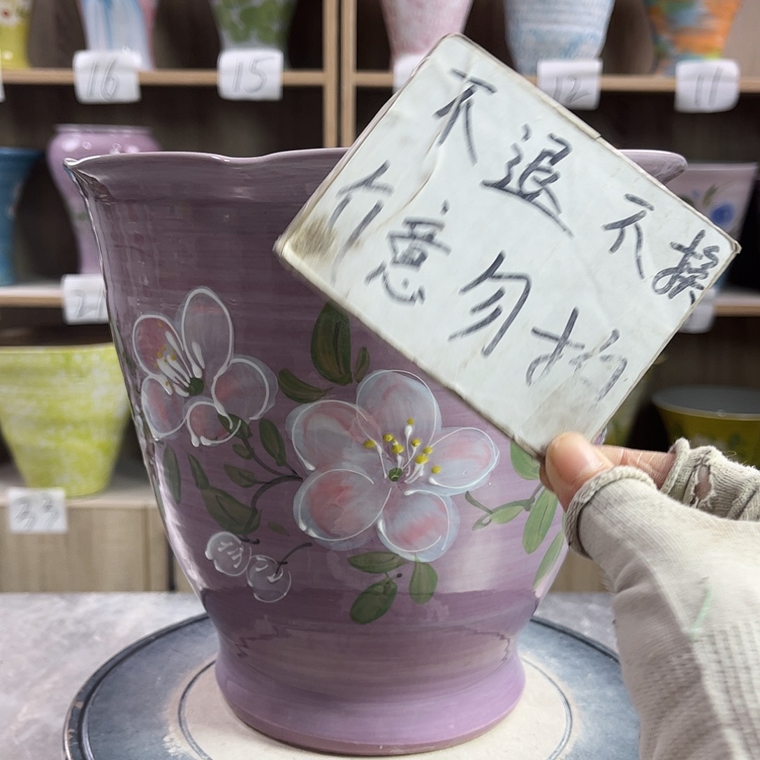 景德镇陶瓷花盆花盆