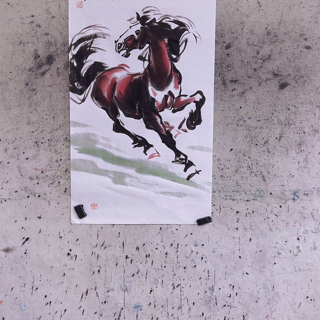 积***庆国画三尺100x50cmcm