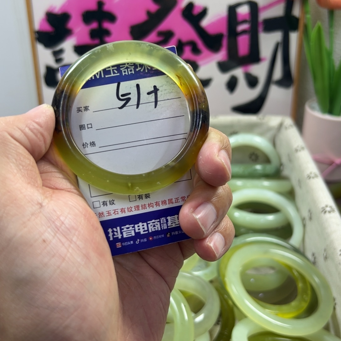 蛇纹石玉手镯未镶嵌489