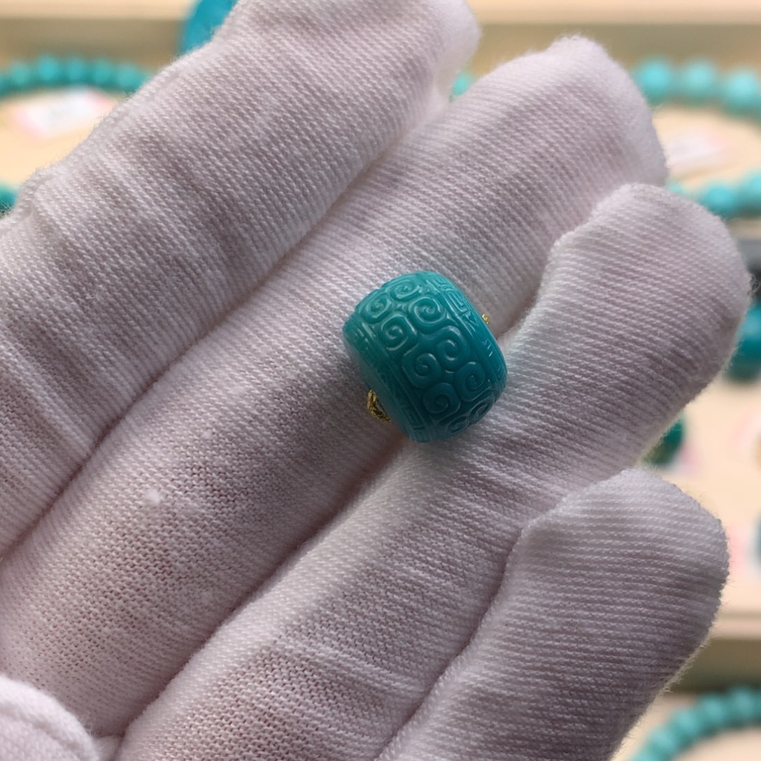 未镶嵌绿松石珠宝奇石12,5−9.5