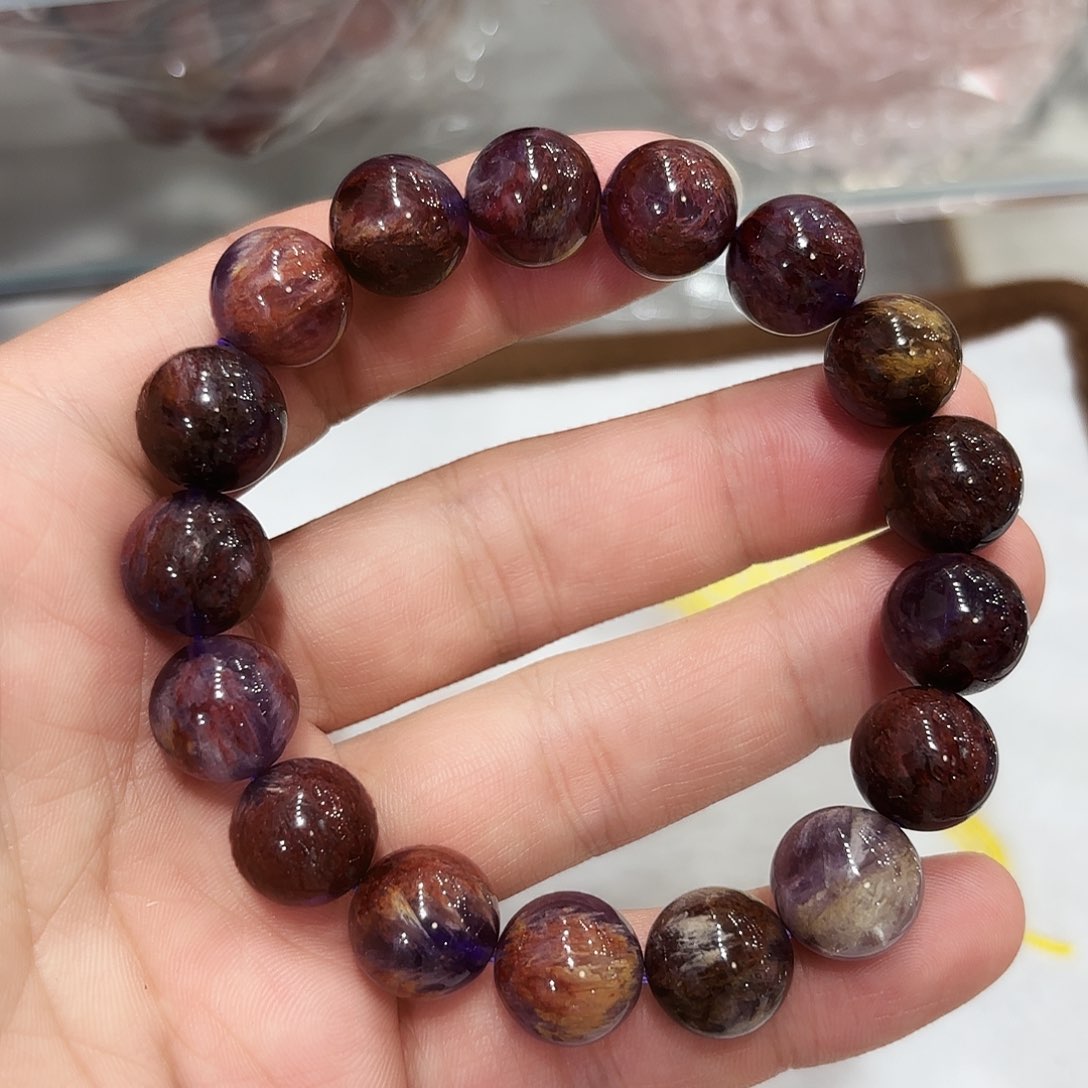 水晶手链未镶嵌紫幽灵