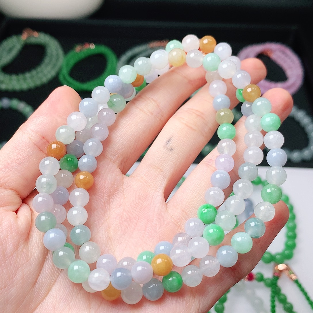 未镶嵌手链翡翠翡翠