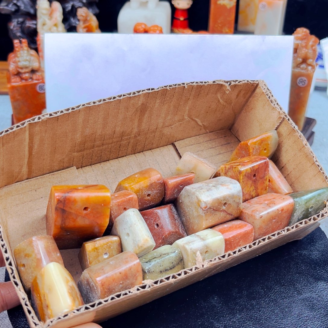 寿山石捡漏瑕疵品20方