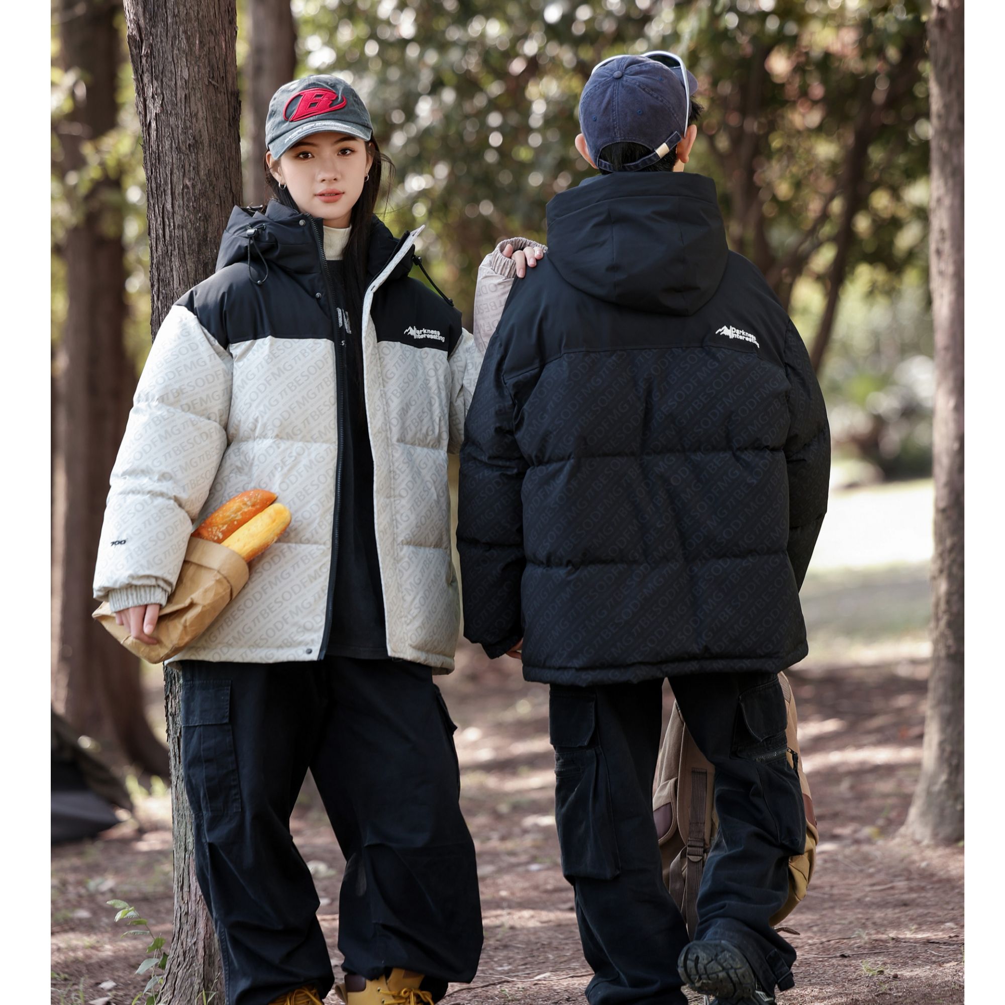 8817高端专享老林家青少年棉衣灰色（马）