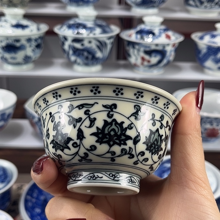 景德镇溪山居手工手绘