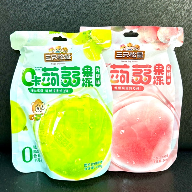 三只松鼠蒟蒻果冻240g 日期至25年8月