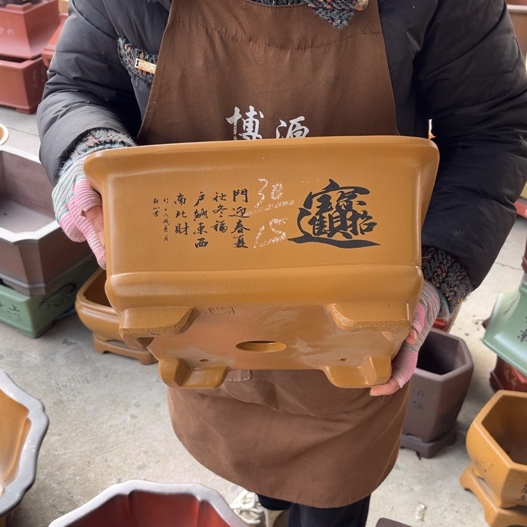 紫砂花盆盆景艺术