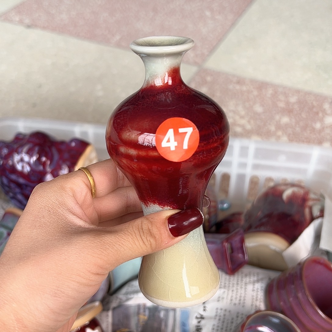 摆件郑家钧窑摆件微