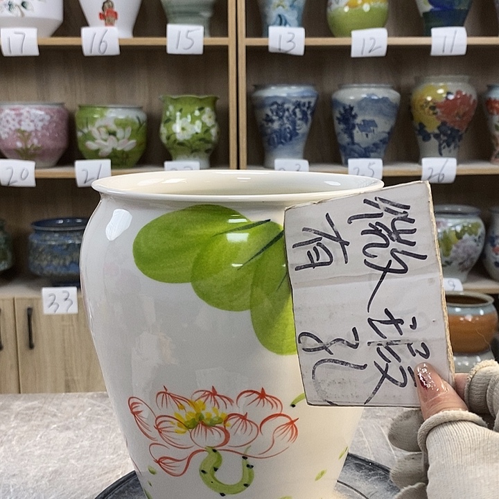缸23xc景德镇陶瓷花盆