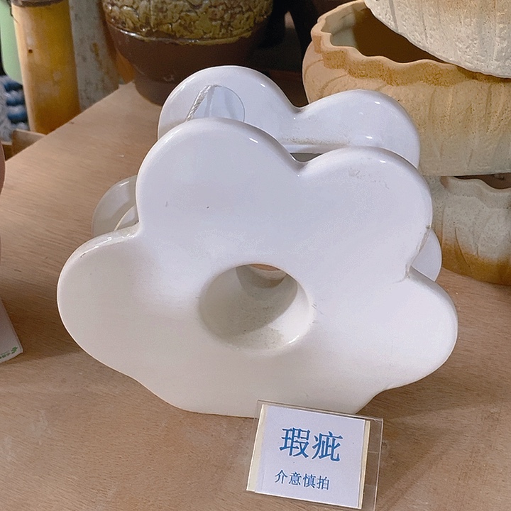 紫砂花盆多肉绿植瑕疵盆有孔