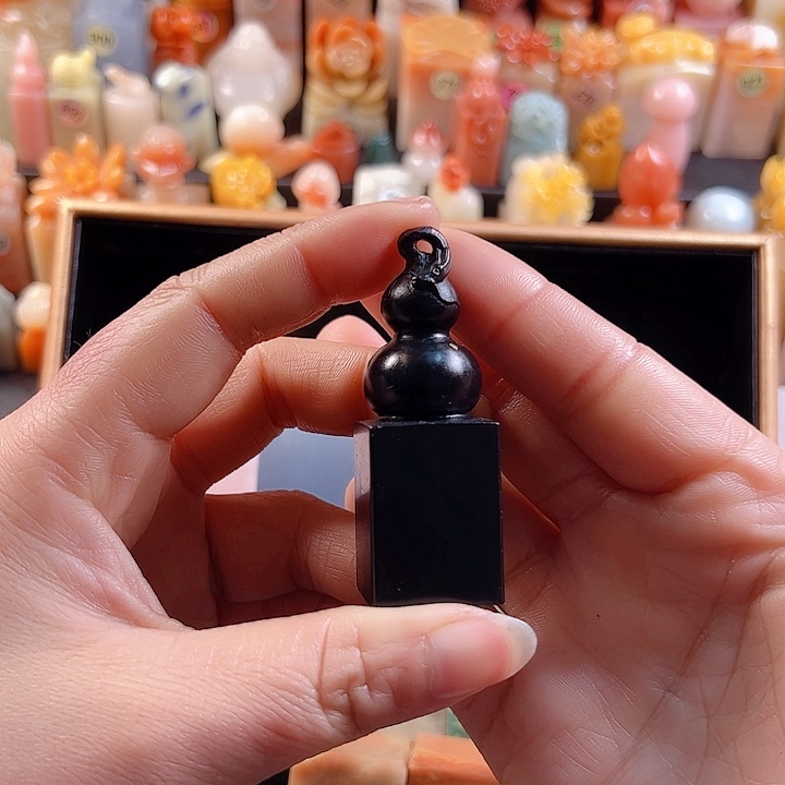 寿山石印石2厘米，葫芦，包刻