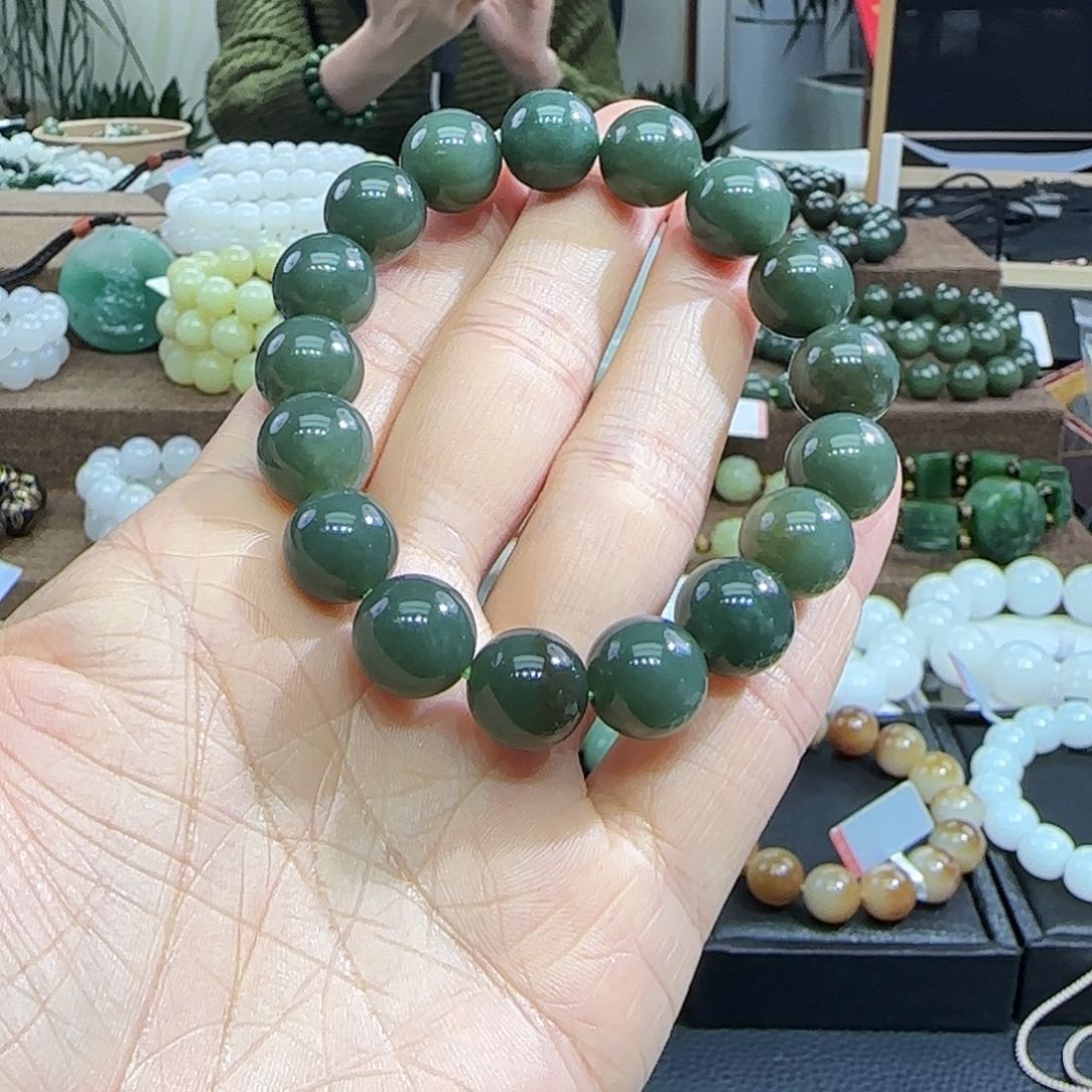 和田玉手链未镶嵌