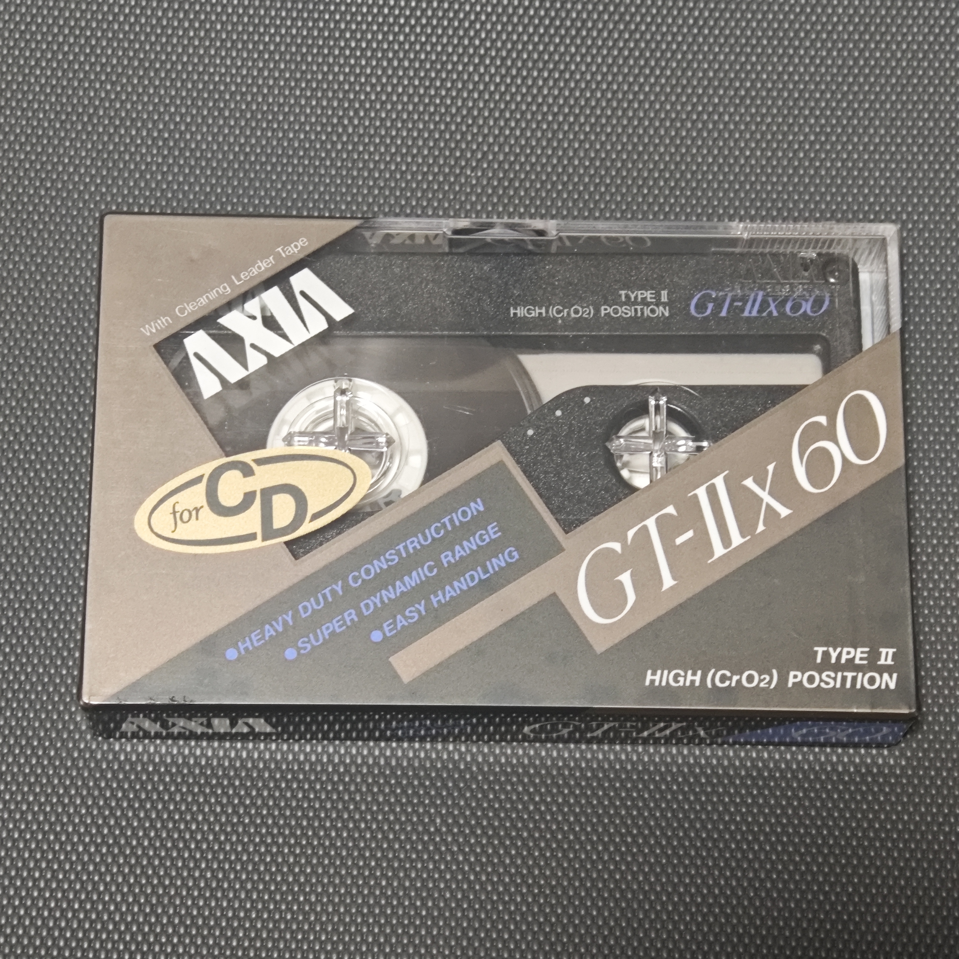 AXIA GT-IIx二类空白磁带全新未拆封录音带随身听卡座刻录翻录